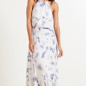 Z Supply Beverly Cloud Dress Blue & White Tie Dye